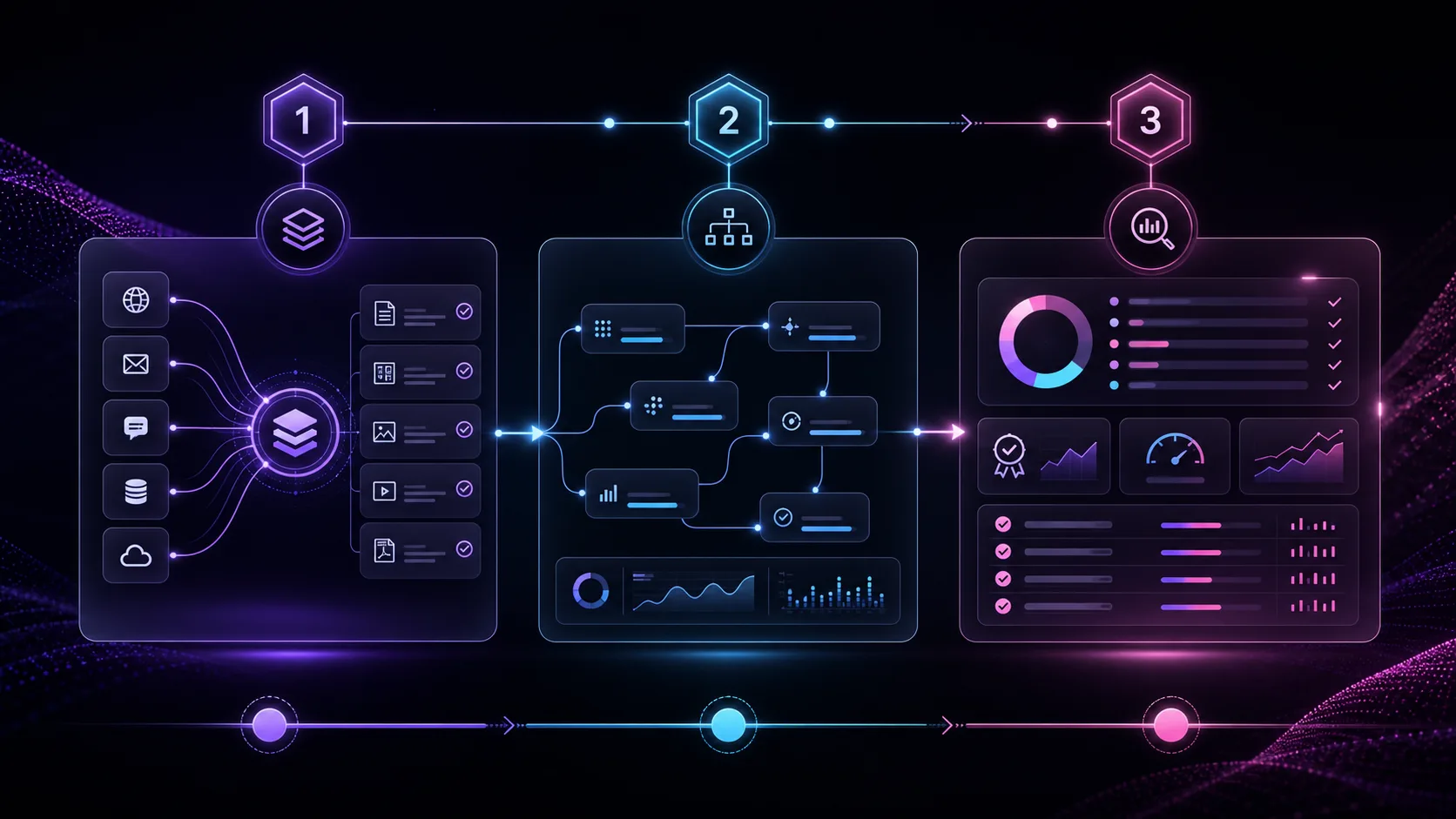 Three-day ArcTactic onboarding journey from connecting context to launching workflows and reviewing results